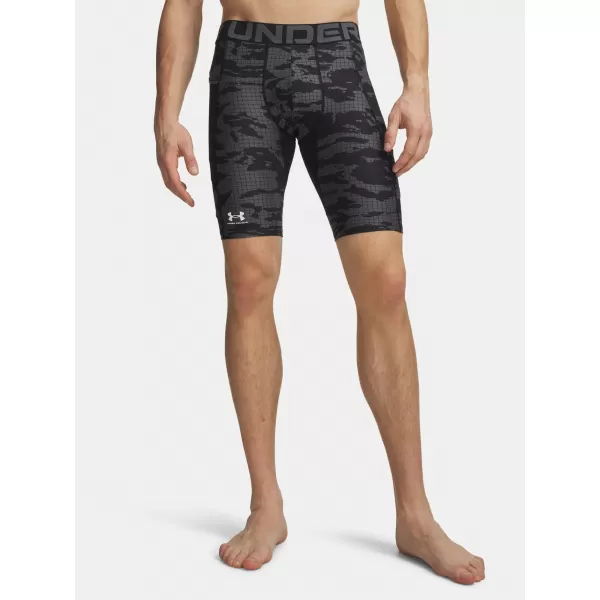  Férfi rövidnadrág UNDER ARMOUR HG PRINTED LNG SHORT 6009658-001 FEKETE 