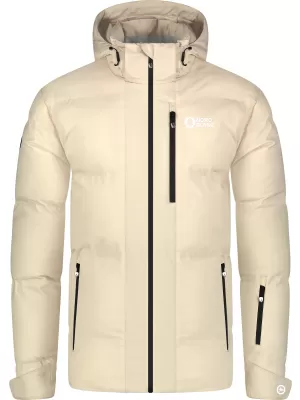 Férfi téli kabát NORDBLANC HOLLOW NBWJM8055 BÉZS