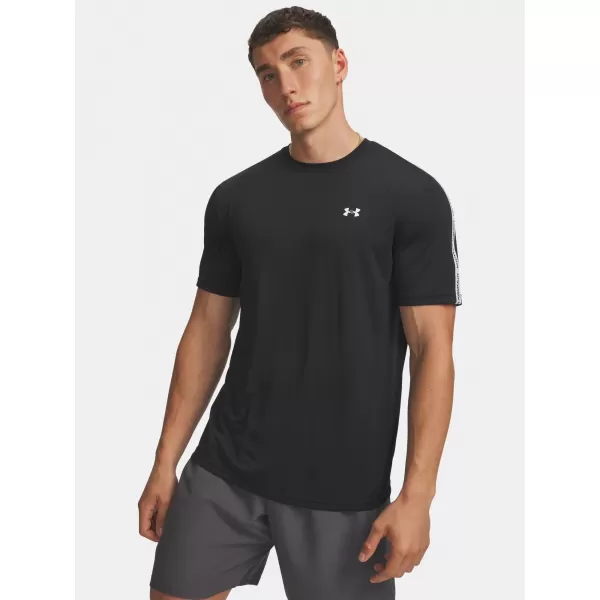  Férfi póló UNDER ARMOUR TECH TAPING SS 6012356-001 FEKETE 