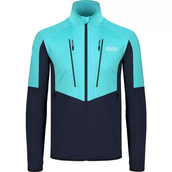  Férfi powerfleece pulóver NORDBLANC GROAN NBWFM8282 VILÁGOSKÉK 