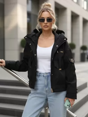 Női kabát DSTREET TY5636 FEKETE
