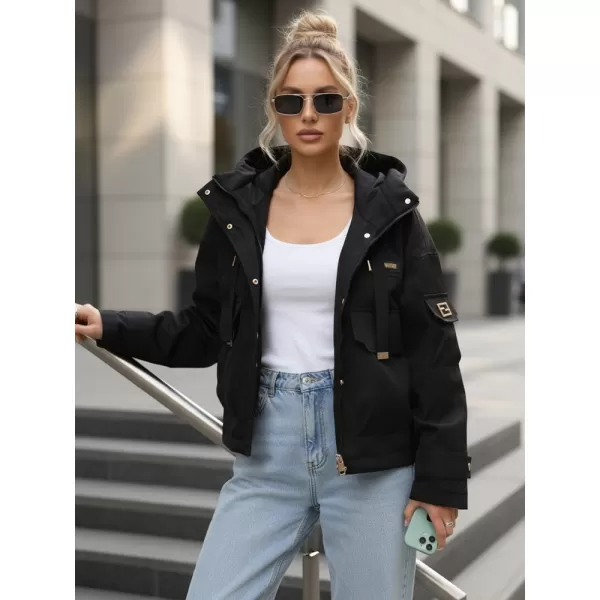 Női kabát DSTREET TY5636 FEKETE 