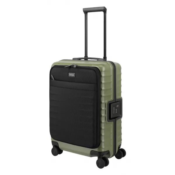  Bőrönd TITAN Overseas S Front pocket Forest green ERDŐ ZÖLD 