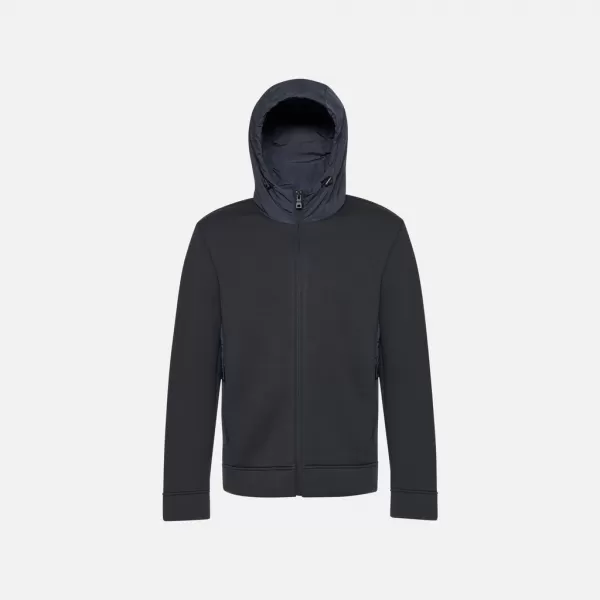  Férfi pulóver GEOX SWEATER G012321 SÖTÉTKÉK 