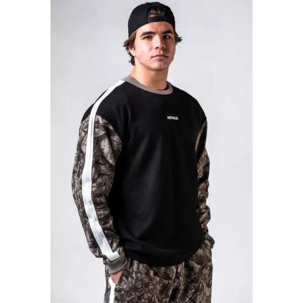  Laza szabású pulóver POWER 903 LIGHT BROWN CAMO Nebbia 