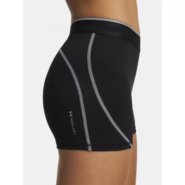  Női rövidnadrág UNDER ARMOUR HEATGEAR ELITE SHORTY 6015371-008 FEKETE 