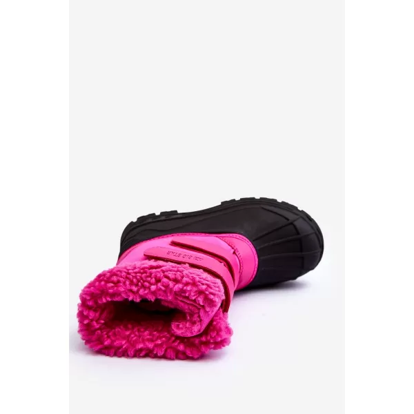  Gyermek téli cipő BIG STAR MM374112 FUCHSIA/BLACK Big Star Shoes 