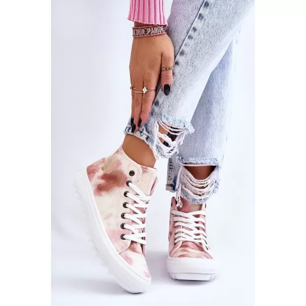  Női tornacipő BIG STAR LL274048 BEIGE/NUDE Big Star Shoes 