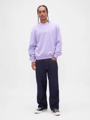 Férfi pulóver GAP LOGO SWEATSHIRT 821273-07 ORCHIDEA