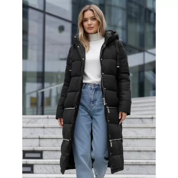  Női kabát DSTREET TY5151 FEKETE 