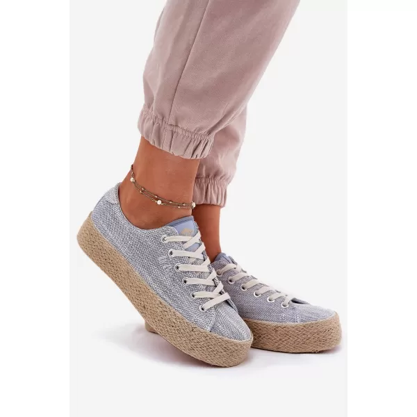  Női tornacipő LEE COOPER LCW-25-02-3284 VILÁGOSKÉK 