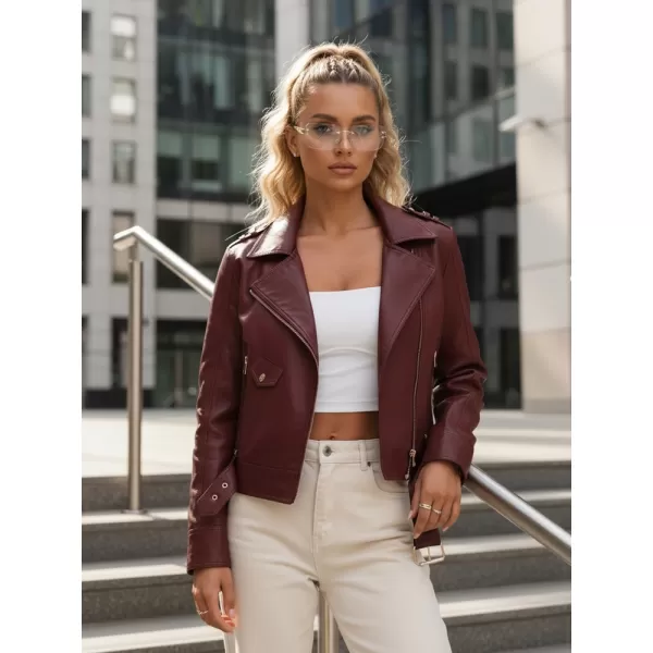  Női kabát DSTREET TY5649 BURGUNDIA 