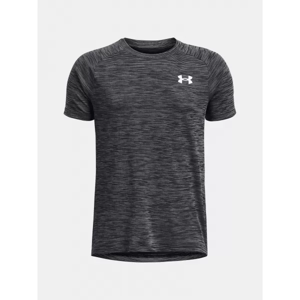  Fiú póló UNDER ARMOUR UA TECH TEXTURED SS 1382790-001 FEKETE 