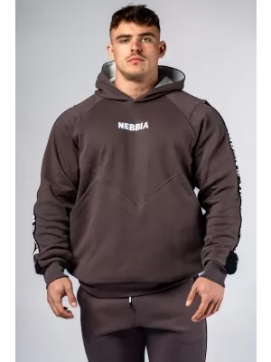 HERO 300 BROWN Nebbia kapucnis pulóver