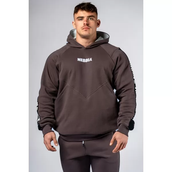  HERO 300 BROWN Nebbia kapucnis pulóver 