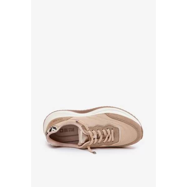  Női tornacipő BIG STAR RR274A345 BEIGE Big Star Shoes 