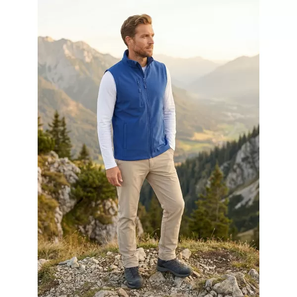  Férfi softshell mellény ALTISPORT NoPrint NP/ALM865 KIRÁLYKÉK 
