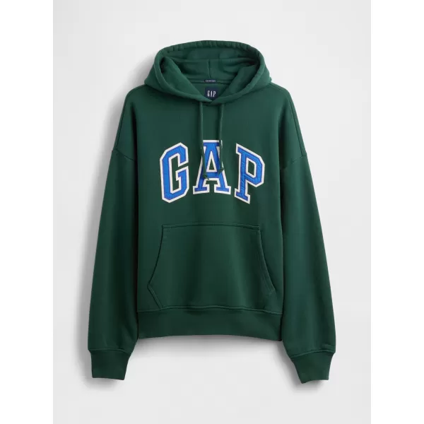  Férfi pulóver GAP HEAVYWEIGHT LOGO HOODIE PULLOVER 823104-03 MÉLYVADÁSZ 