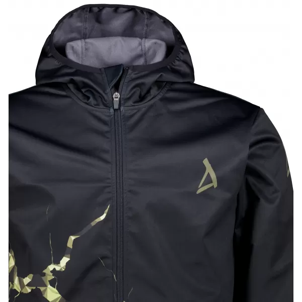  Férfi prémium softshell kabát ALTISPORT VOJ/ALM129JACK01 FEKETE/KATONAI 