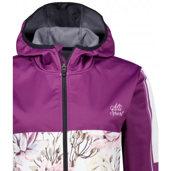  Női prémium softshell kabát ALTISPORT VOJ/ALW008JACK01 BURGUNDIA 