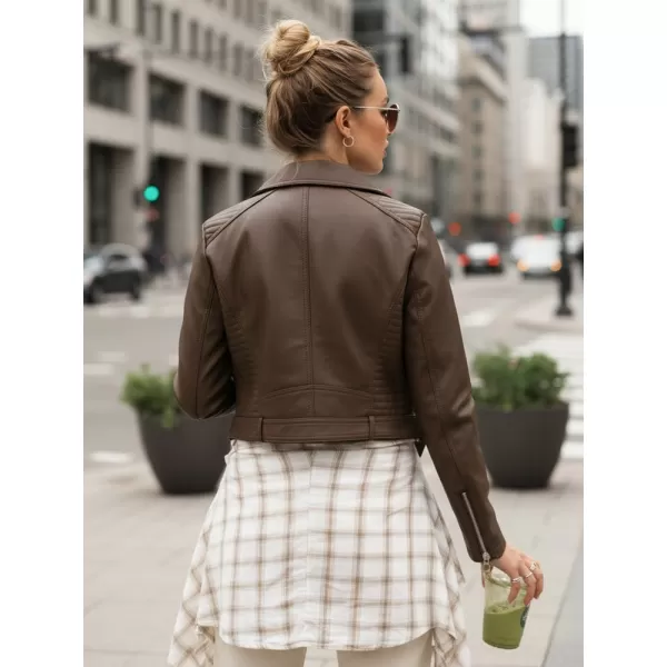 Női kabát DSTREET TY5537 BARNA 