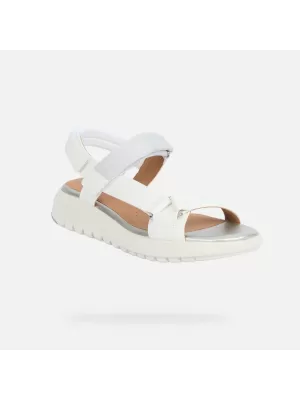 Női szandál GEOX FLEXTRIDE S G013067 FEHÉR