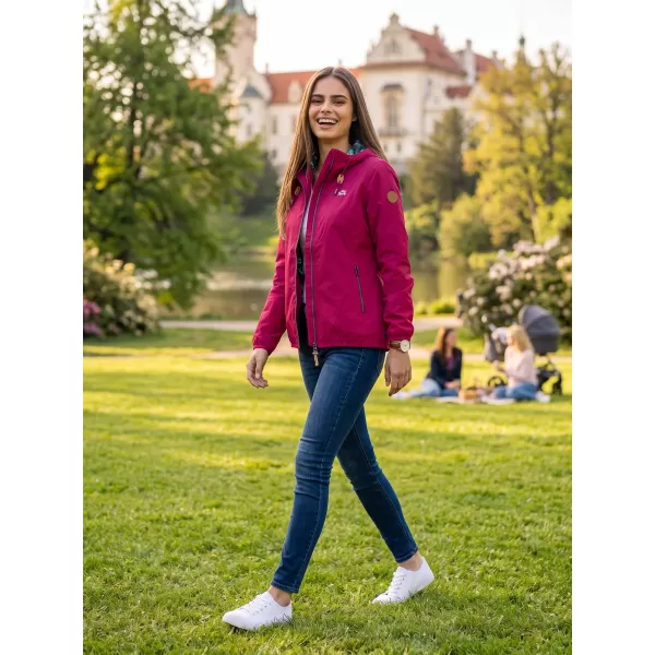  Női kabát ALTISPORT HEIDA PIROS 