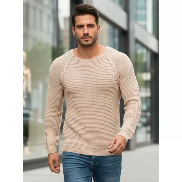  Férfi pulóver DSTREET WX1578 BÉZS 
