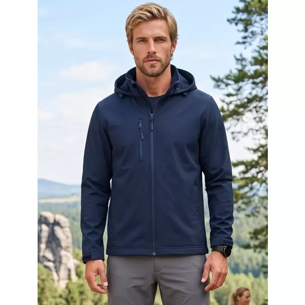 Férfi softshell kabát ALTISPORT NoPrint NP/ALM845 SÖTÉTKÉK 