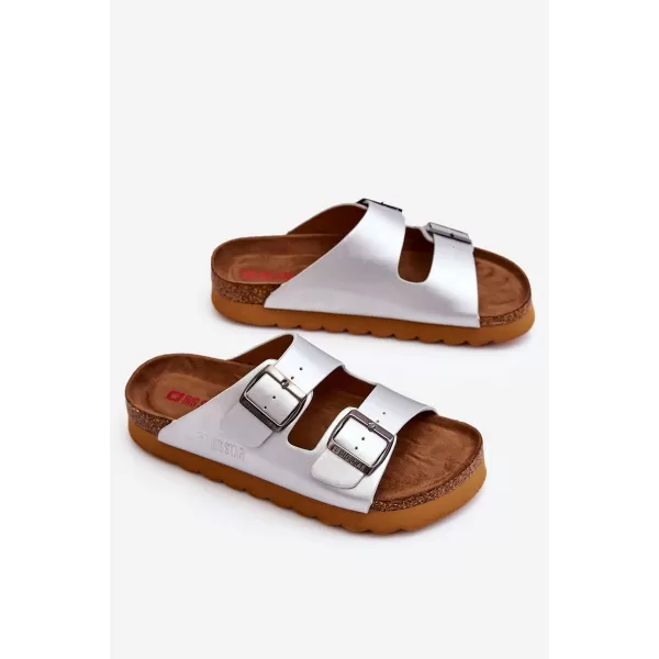  Női papucs BIG STAR LL274476 SILVER Big Star Shoes 