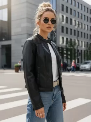 Női kabát DSTREET TY5568 FEKETE