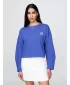 Női pulóver GAP LOGO HORSESHOE SWEATSHIRT 767368-02 VAKÍTÓ KÉK