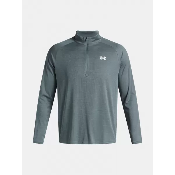  Férfi póló UNDER ARMOUR UA TECH TEXTURED 1/2 ZIP 1382797-587 KÉK 