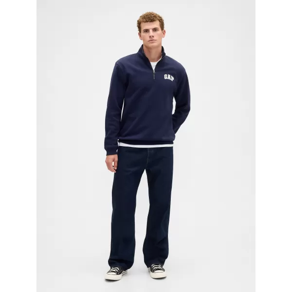  Férfi pulóver GAP MOCK NECK HALF ZIP 846976-02 GOBELIN HADITENGERÉSZET 