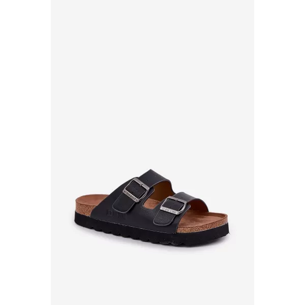  Férfi papucs BIG STAR NN174531 BLACK Big Star Shoes 