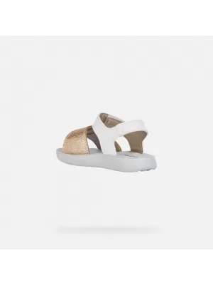 Lány szandál GEOX SANDAL LIGHTFLOPPY B455TB054AJC0232 FEHÉR