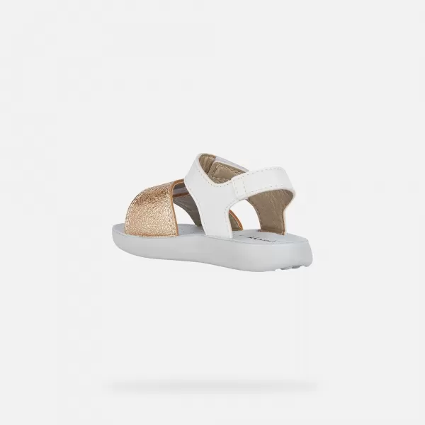  Lány szandál GEOX SANDAL LIGHTFLOPPY B455TB054AJC0232 FEHÉR 