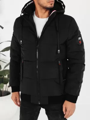 Férfi dzseki DSTREET TX5087 FEKETE