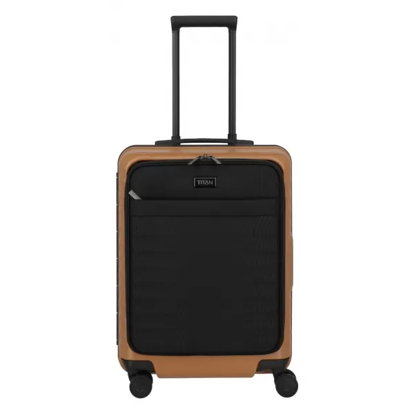  Fedélzeti bőrönd TITAN Overseas S Front pocket KANYON BRONZ 