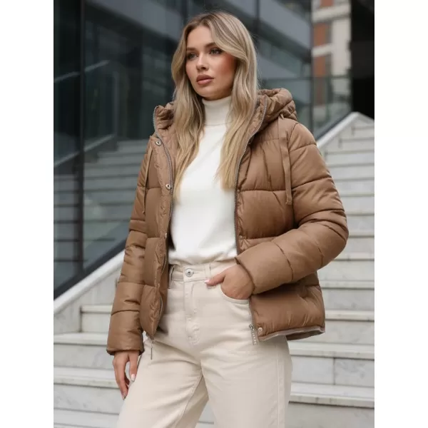  Női kabát DSTREET TY5167 BARNA 