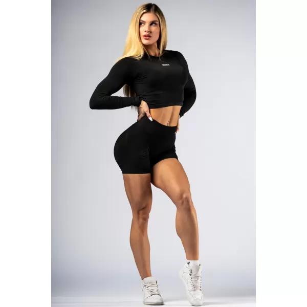  Magas derekú push-up rövidnadrág POWER 893 BLACK Nebbia 