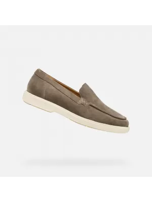 Férfi mokaszinok GEOX SPHERICA EC17 G014394 SZÜRKE