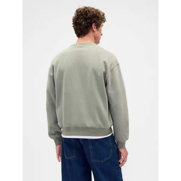  Férfi pulóver GAP CORP LOGO SWEATSHIRT 873445-02 MESCULEN ZÖLD 