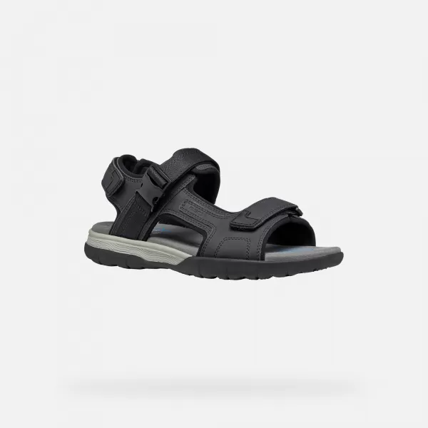  Férfi szandál GEOX SPHERICA EC5 G014391 FEKETE 