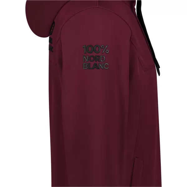  Férfi softshell kabát NORDBLANC CANOPY NBSSM8340 BURGUNDIA 