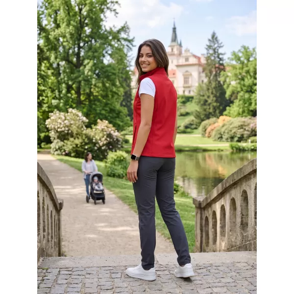  Női softshell mellény ALTISPORT NoPrint NP/ALW965 PIROS 