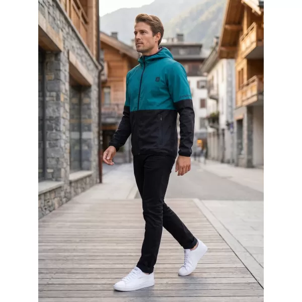  Férfi prémium softshell kabát ALTISPORT VOJ/ALM051JACK01 KEROZIN/FEKETE 