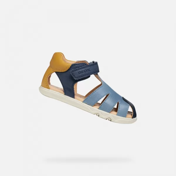  Fiú szandál GEOX SANDAL STEPPIEUP B656PC000CLC0916 KÉK 