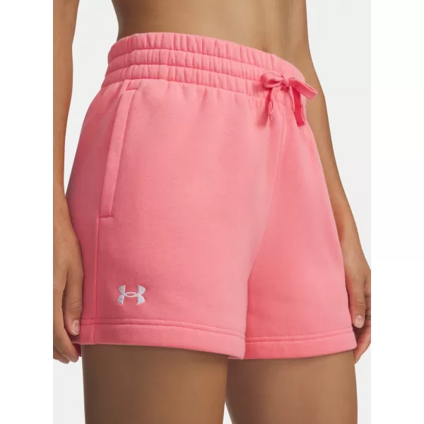  Női rövidnadrág UNDER ARMOUR RIVAL FLEECE SHORT 1382723-600 RÓZSASZÍN 