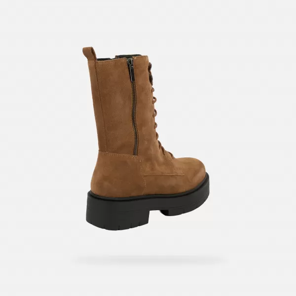  Női bokacsizma GEOX SPHERICA EC7 G004252 BARNA 